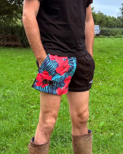 Black/Hawaiian Shorts