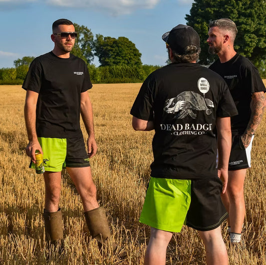 Dead Badger Clothing black graphic tee lifestyle