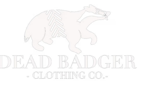 Dead Badger Clothing logo white